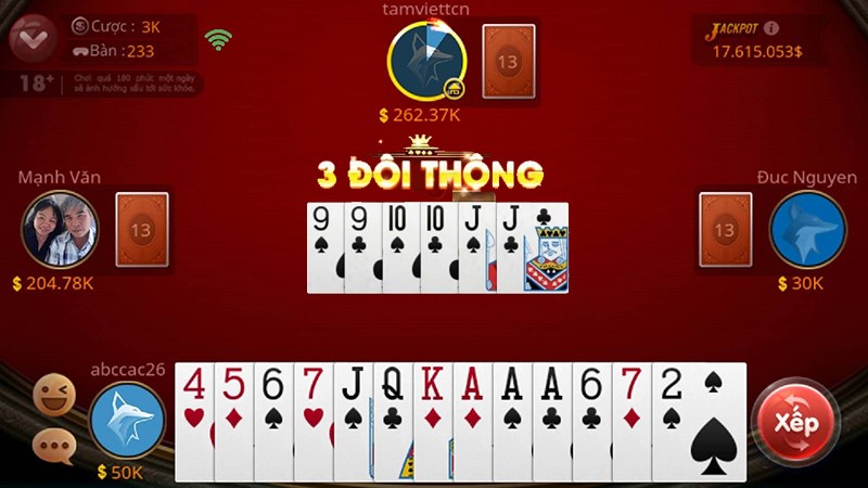 3 đôi thông