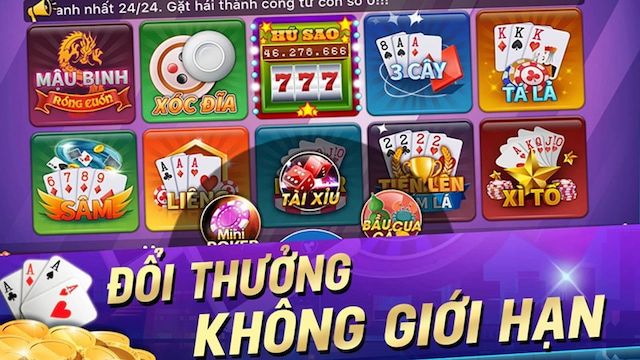 Sức hút của game bài đổi thưởng tặng vốn 